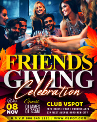 Viola Friendsgiving Celebration Instagram Portrait Template