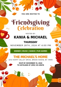Friendsgiving A4 template