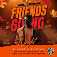 Friendsgiving Сообщение Instagram template