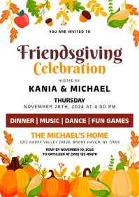 Friendsgiving A4 template