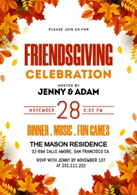 Friendsgiving A4 template