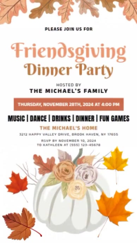 Friendsgiving Instagram Story template