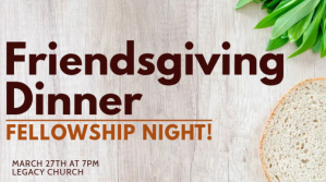 Friendsgiving Dinner Digitalt display (16:9) template