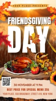 Friendsgiving Instagram Story template