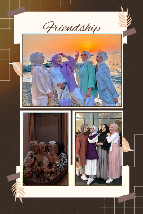friendship collage, best friend collage, friend collage template free ...