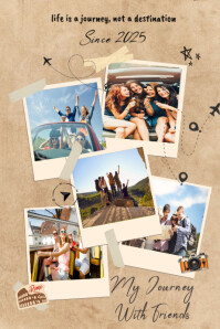 Friendship Collage Poster template