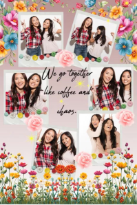 Friendship Collage Template Plakat