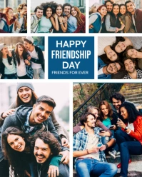 Friendship day,friendship collage,love,school Instagram Portrait template