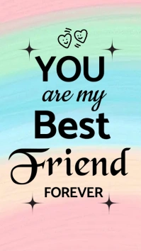 Friendship day,friends,love Instagram Story template