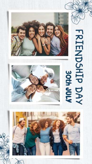Friendship day,friends,love Instagram Story template