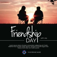 friendship day 30th july Quadrat (1:1) template