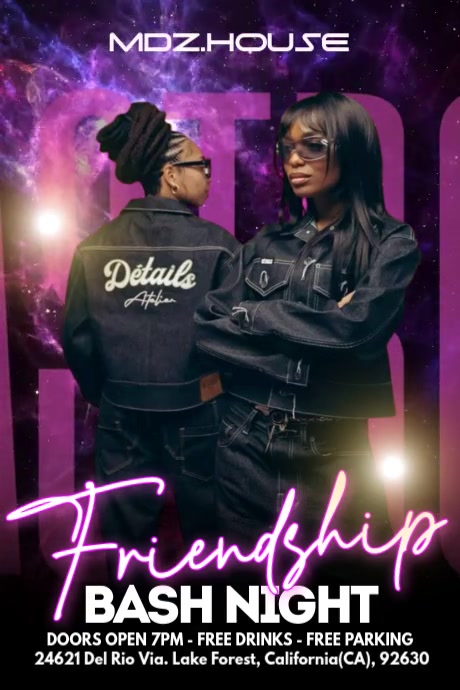 Friendship day Celebration 海报 template