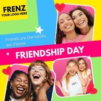 Friendship Day Celebration Instagram-opslag Template