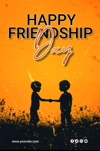 FRIENDSHIP DAY Poster template