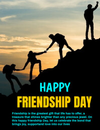 Friendship day Flyer (US Letter) template