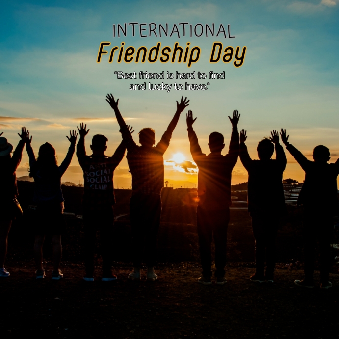Plantilla de Friendship Day | PosterMyWall