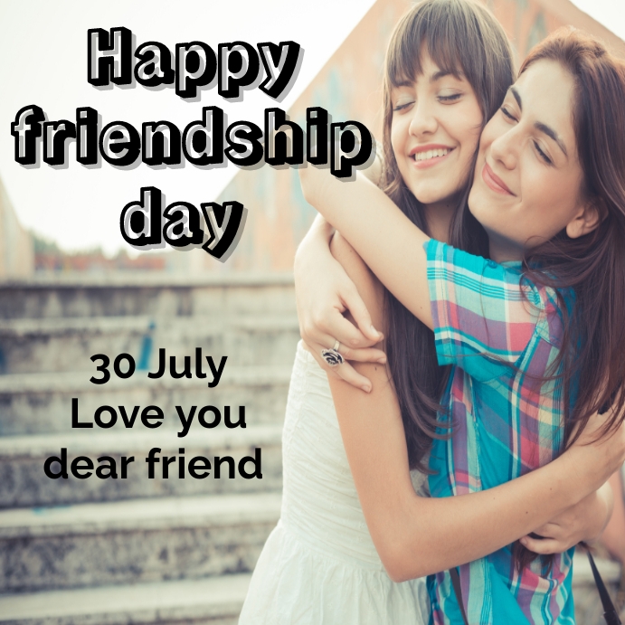 Friendship day Квадрат (1 : 1) template