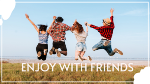 Blauw Friendship day YouTube-miniature Template