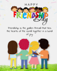 Friendship Day Instagram Portrait template