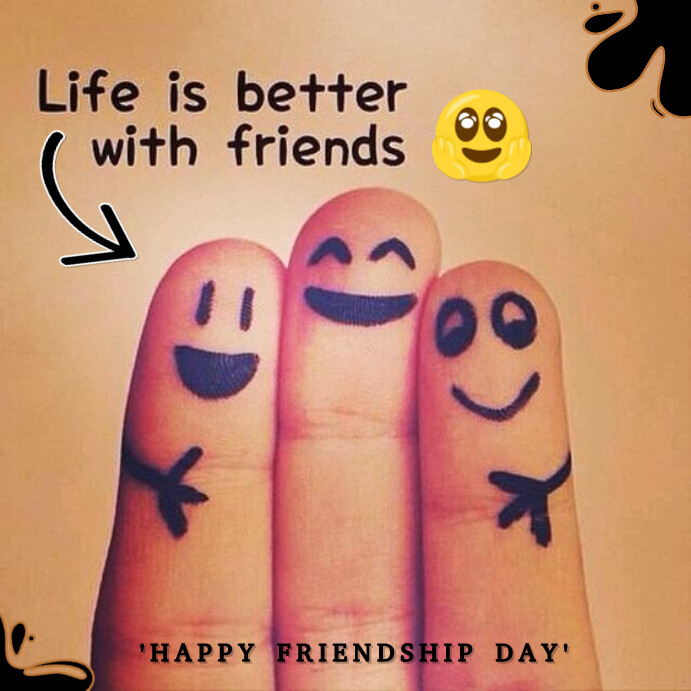 Friendship Day Instagram Post template