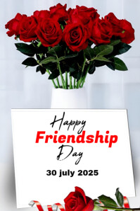 Friendship Day Poster template