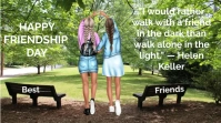 Friendship Day Template Twitter Post