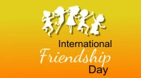 Friendship Day Twitter post Twitter-Beitrag template