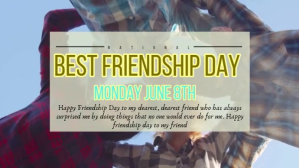 Friendship day video template Miniatura di YouTube