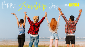 friendship day wishes Ecrã digital (16:9) template