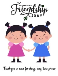 Friendship Template Flyer (US Letter)