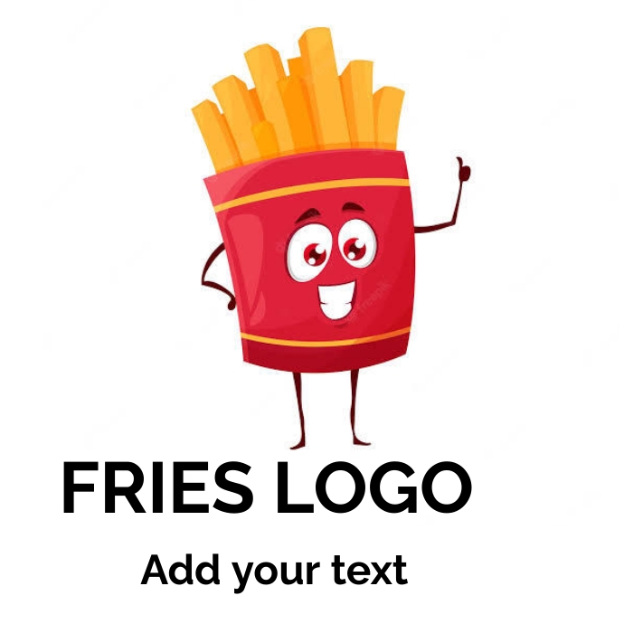 Fries logo Template PosterMyWall
