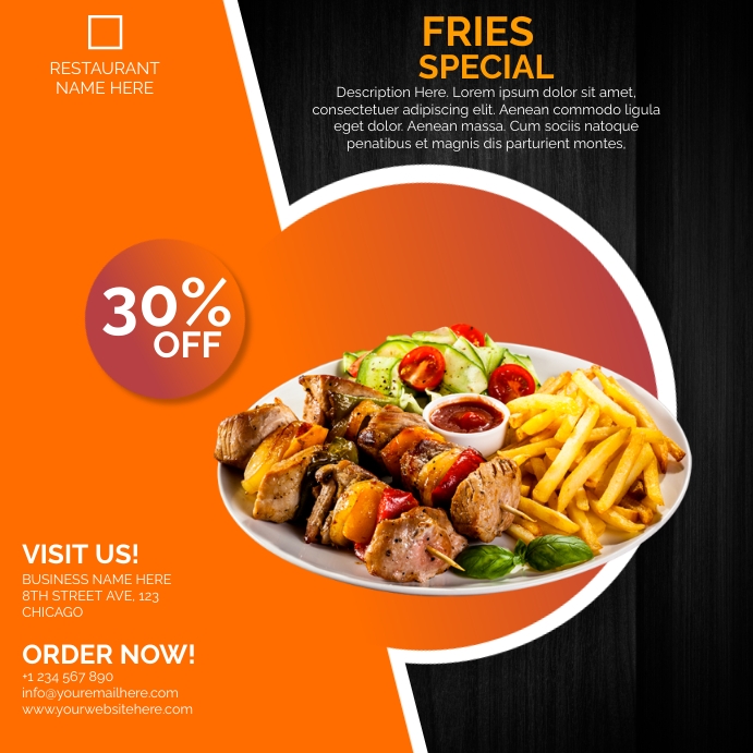 Copy of fries sale | PosterMyWall
