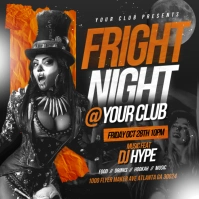 Fright night Square (1:1) template