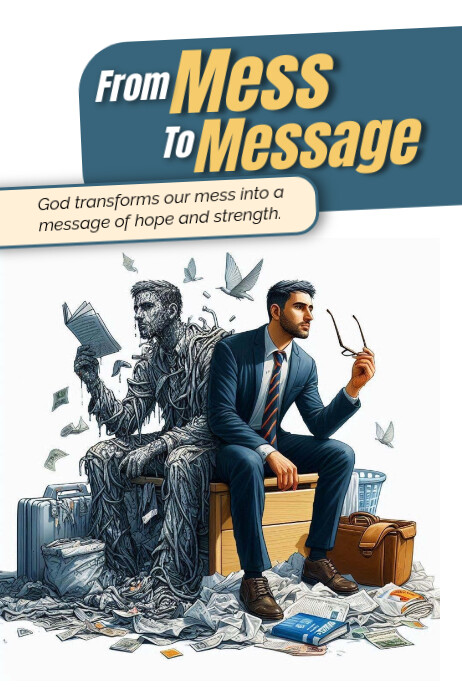 From mess to message Poster template