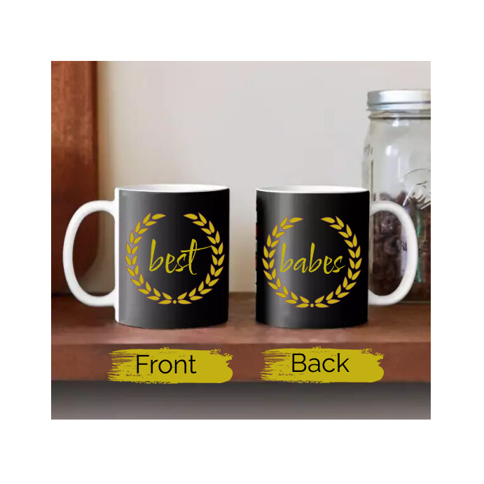 Mug Back Front and back mug Template | PosterMyWall