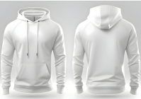 Grau Hoodie Display A4 Template