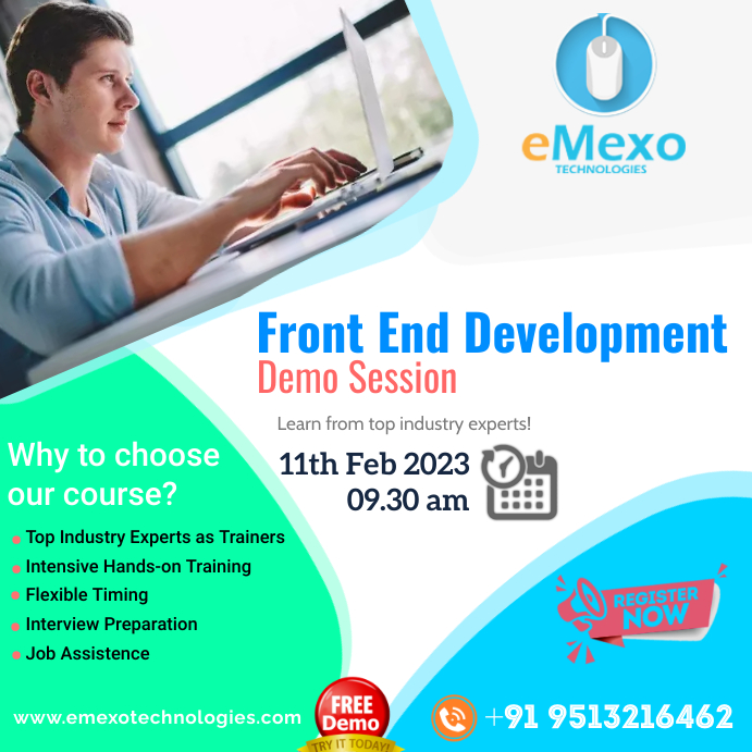 Front End Development Demo session Instagram Post template