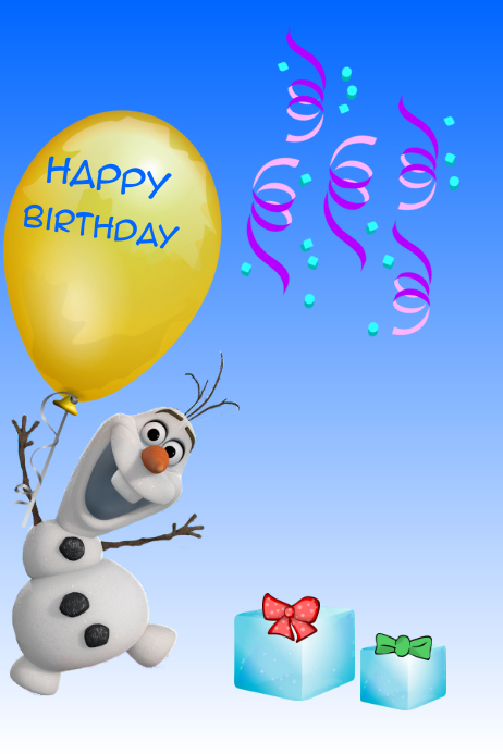 Frozen Birthday Template Postermywall Frozen Birthday Template Postermywall