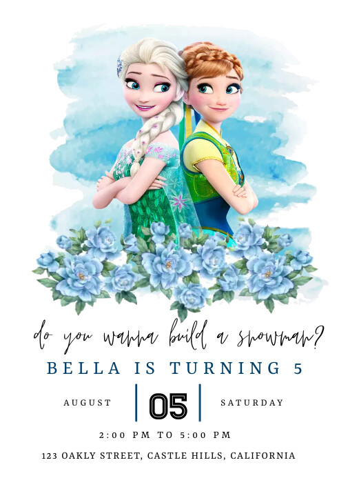 Frozen Template PosterMyWall