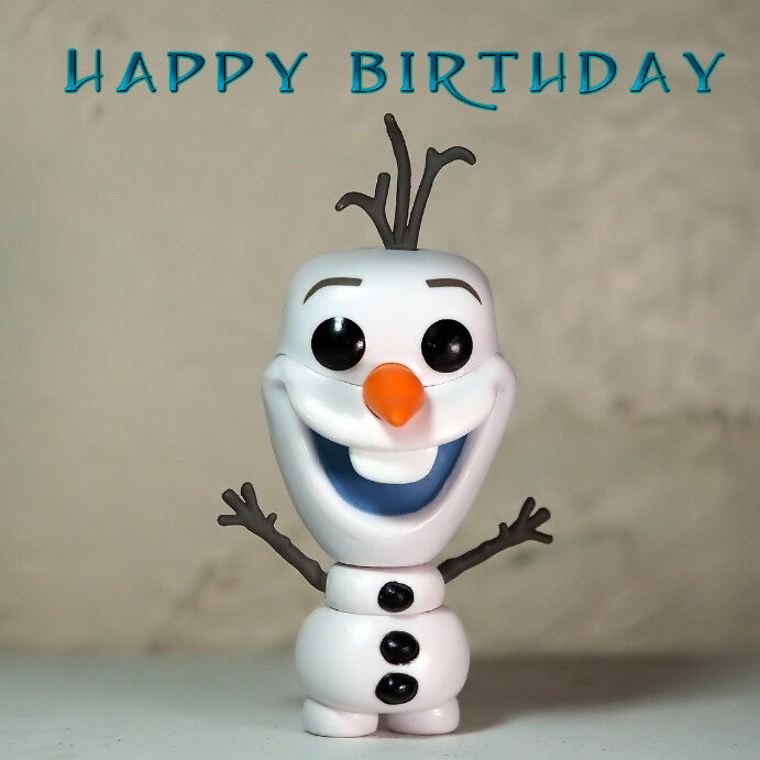 Modele Joyeux Anniversaire Congelee Postermywall Modele Joyeux Anniversaire Congelee Postermywall