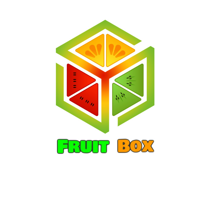 Fruit Box logo template