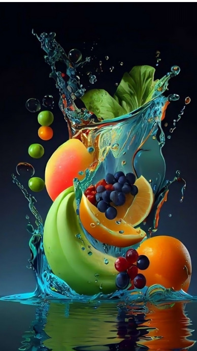 Frruit Design Fruit Design art illustration template | PosterMyWall