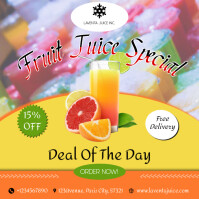 Fruit Juice Special Instagram Post template