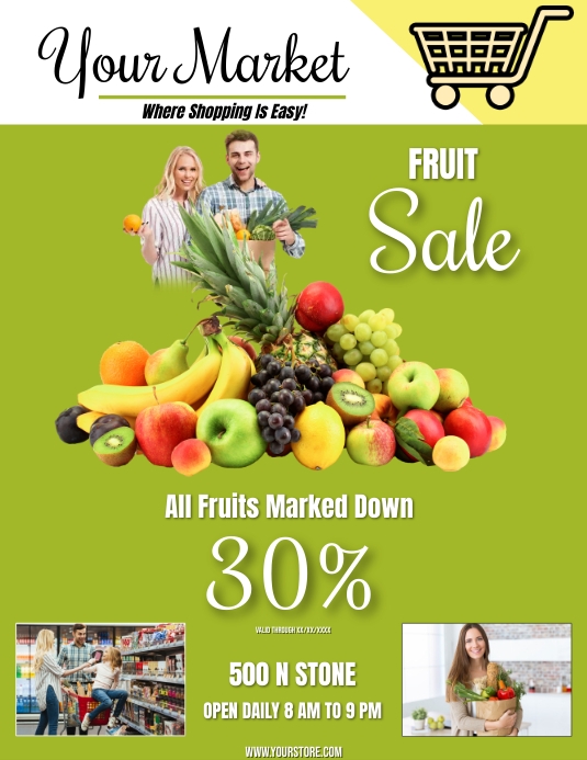 FRUIT SALE Template PosterMyWall
