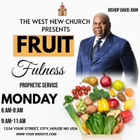 Fruitfulness flyer Iphosti le-Instagram template