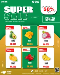 fruits ads catalog Instagram Portrait template