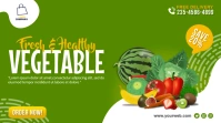 Fruits and vegetables promotion twitter post template