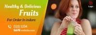 Fruits and vegetables social media post Fotografia de capa do Facebook template