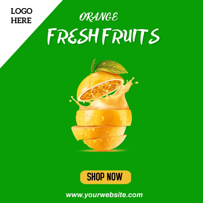 Copy of Fruits | PosterMyWall