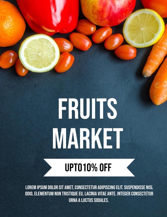 Copy of Fruits flyers | PosterMyWall